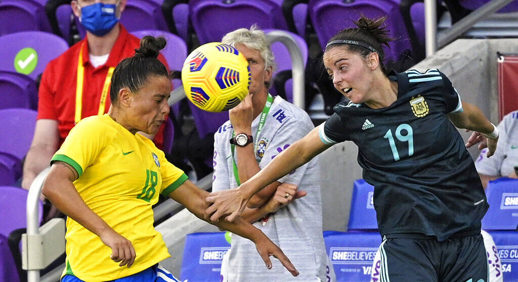 APTOPIX Brazil Argentina Soccer